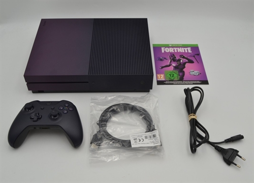 XBOX One S - Fortnite Edition - 1TB HDD - Konsol SNR 002991791216 (A Grade) (Genbrug)